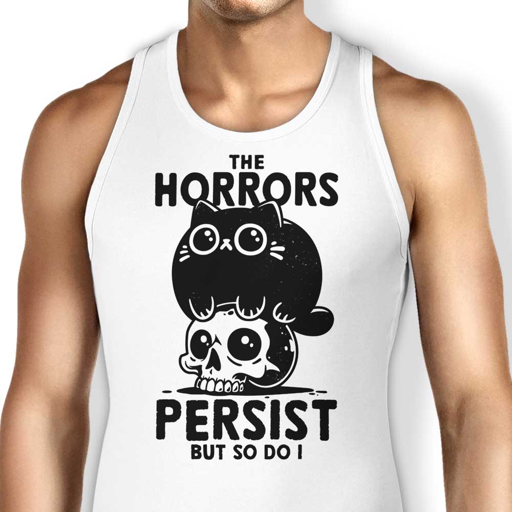 The Horror Survivor Tank Top - Adult & Kids T-Shirts, Sweatshirts & Hoodies apparel design preview 1