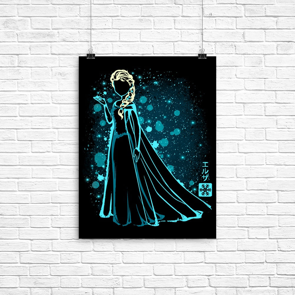The Ice Queen Poster - Adult & Kids T-Shirts, Sweatshirts & Hoodies apparel design preview 1