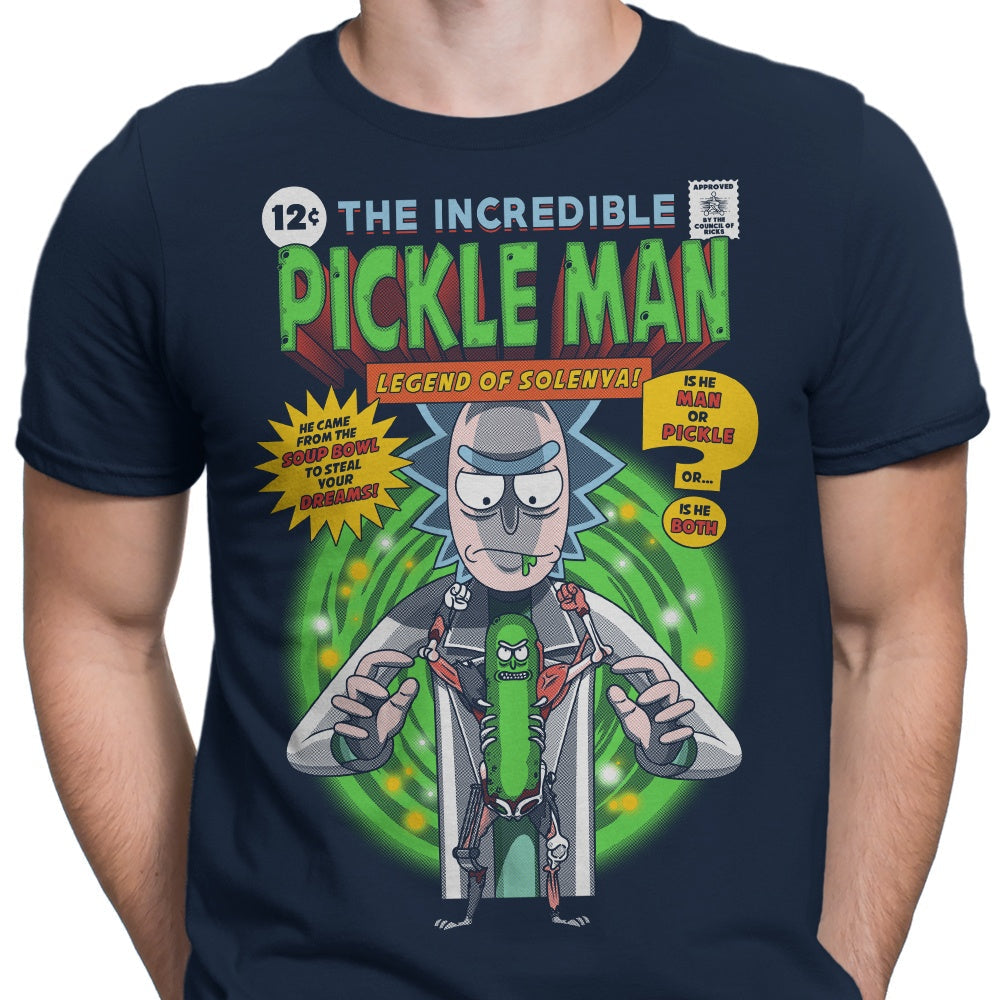 The Incredible Pickle Man Men's Apparel - Adult & Kids T-Shirts, Sweatshirts & Hoodies apparel design preview 2