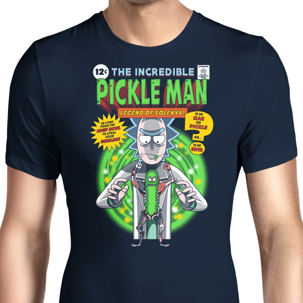 The Incredible Pickle Man Men's Apparel - Adult & Kids T-Shirts, Sweatshirts & Hoodies apparel design preview 1