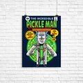 The Incredible Pickle Man Poster - Adult & Kids T-Shirts, Sweatshirts & Hoodies apparel design preview 1