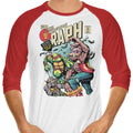 The Incredible Raph 3/4 Sleeve Raglan - Adult & Kids T-Shirts, Sweatshirts & Hoodies apparel design preview 1