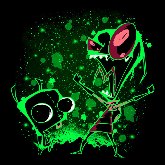 The Invaders Men's V-Neck - Adult & Kids T-Shirts, Sweatshirts & Hoodies apparel design preview 2
