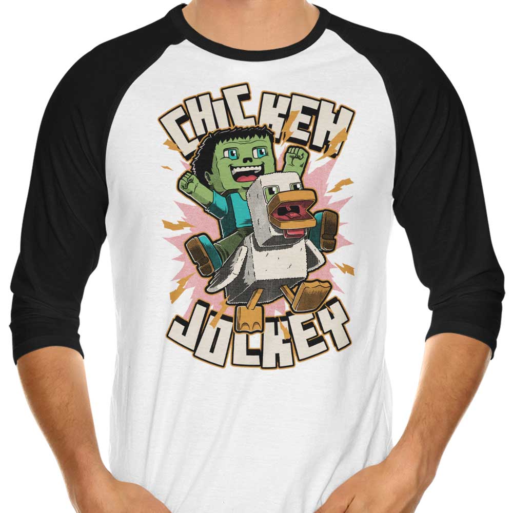 The Jockey 3/4 Sleeve Raglan - Adult & Kids T-Shirts, Sweatshirts & Hoodies apparel design preview 1