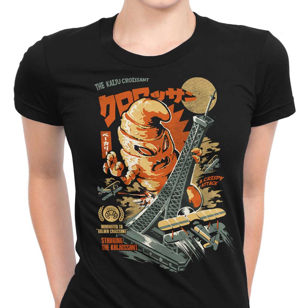 The Kaiju Croissant Women's Apparel - Adult & Kids T-Shirts, Sweatshirts & Hoodies apparel design preview 1