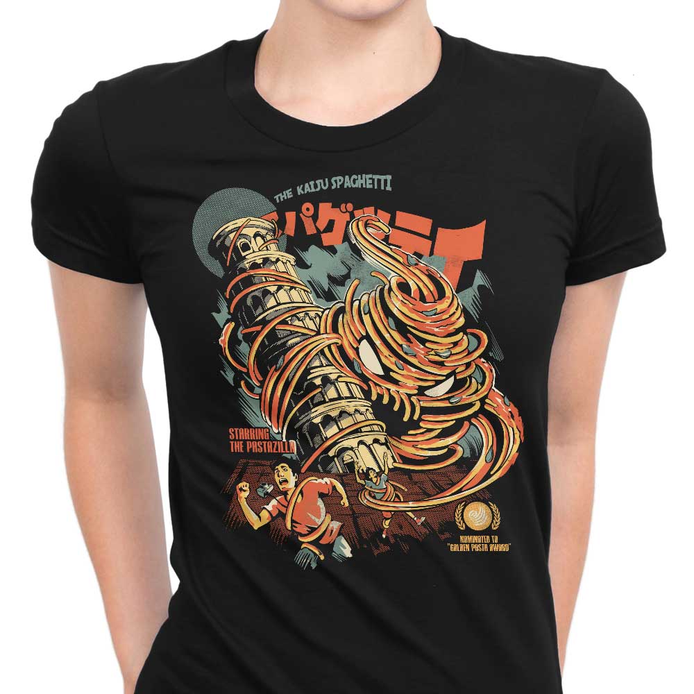 The Kaiju Spaghetti Women's Apparel - Adult & Kids T-Shirts, Sweatshirts & Hoodies apparel design preview 1