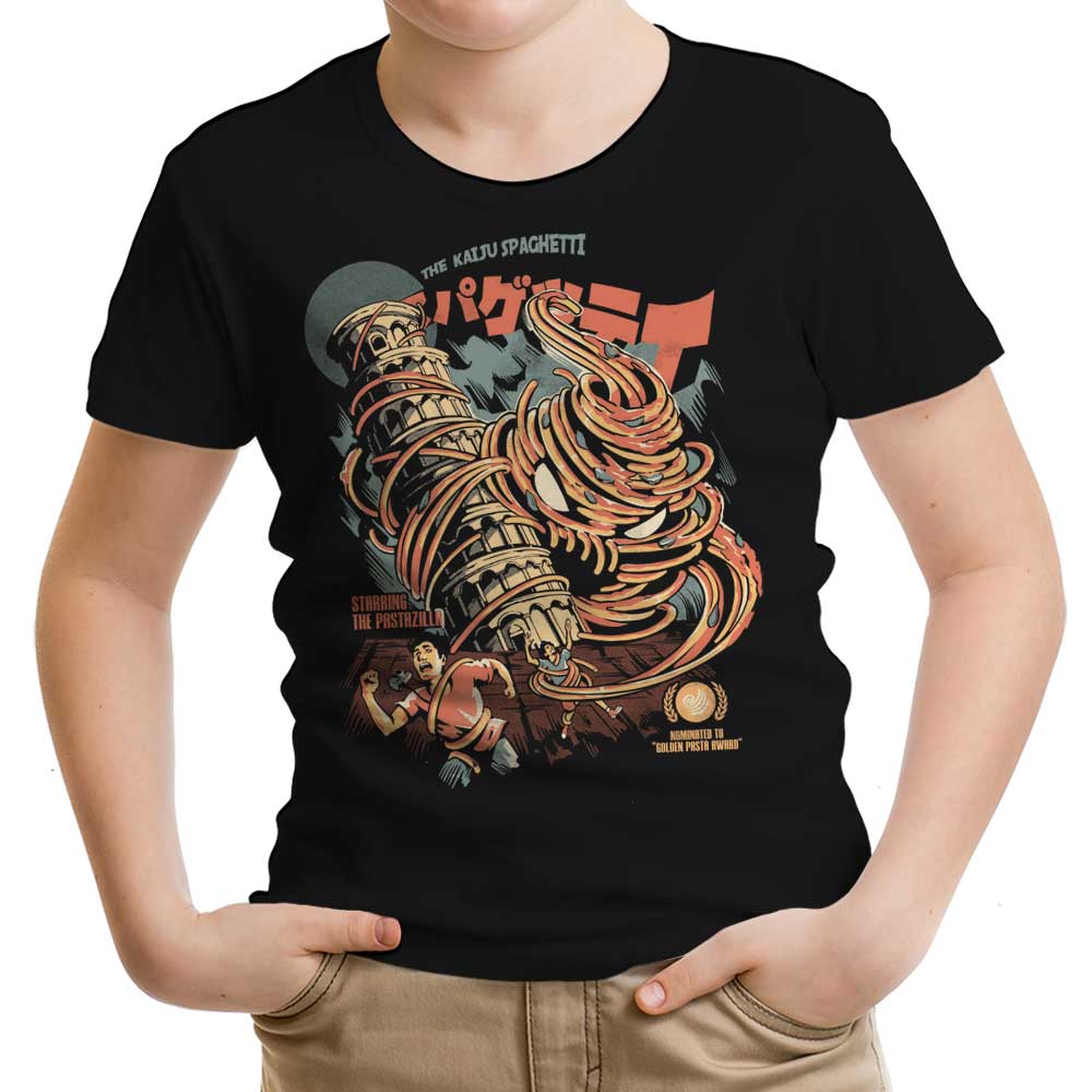 The Kaiju Spaghetti Youth Apparel - Adult & Kids T-Shirts, Sweatshirts & Hoodies apparel design preview 1