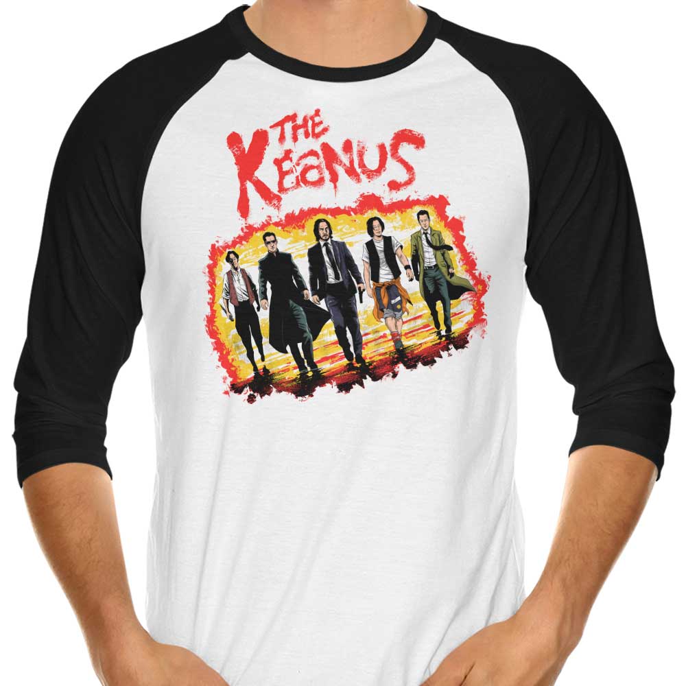 The Keanu's 3/4 Sleeve Raglan - Adult & Kids T-Shirts, Sweatshirts & Hoodies apparel design preview 1