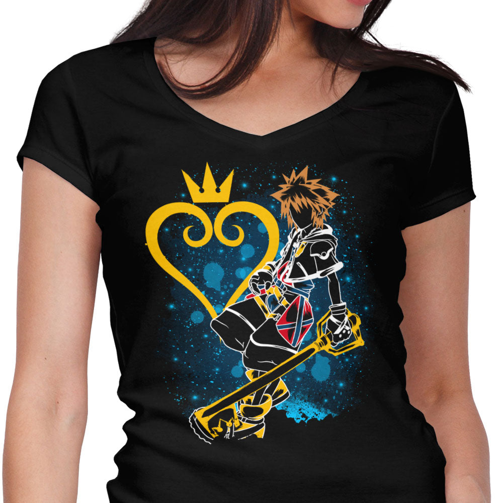 The Key Women's V-Neck - Adult & Kids T-Shirts, Sweatshirts & Hoodies apparel design preview 1
