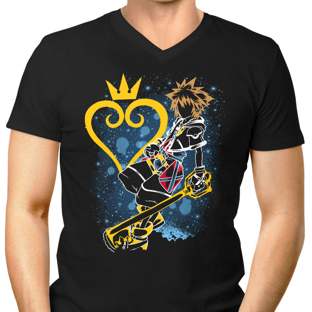 The Key Men's V-Neck - Adult & Kids T-Shirts, Sweatshirts & Hoodies apparel design preview 1