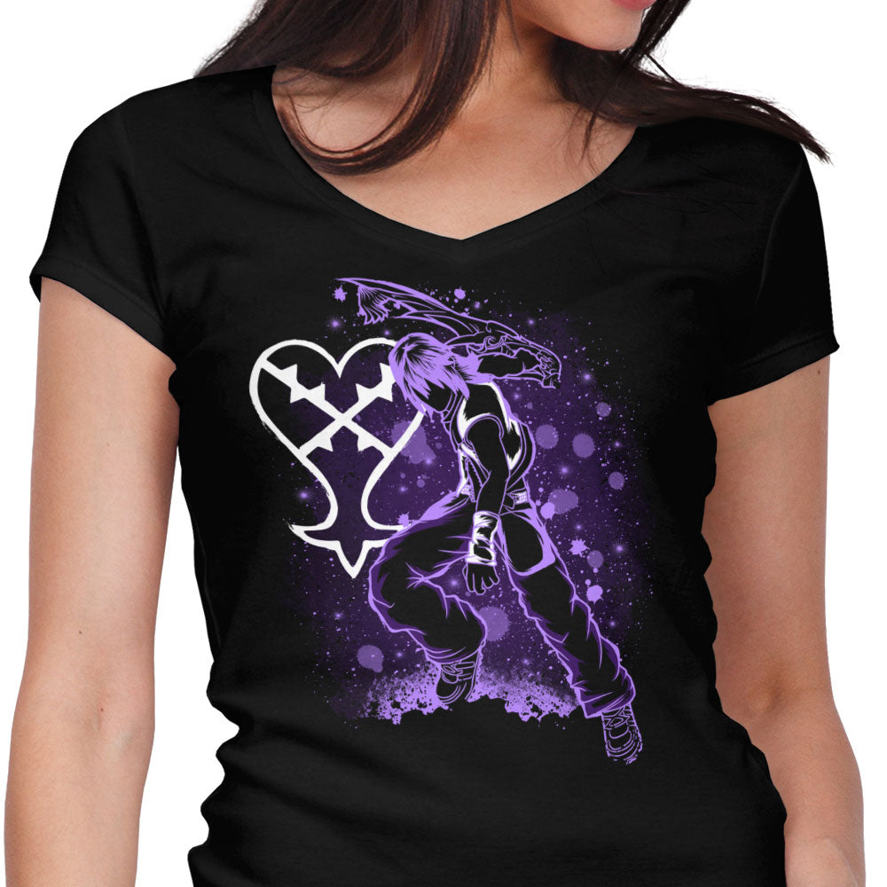 The Keyblade Wielder Women's V-Neck - Adult & Kids T-Shirts, Sweatshirts & Hoodies apparel design preview 1