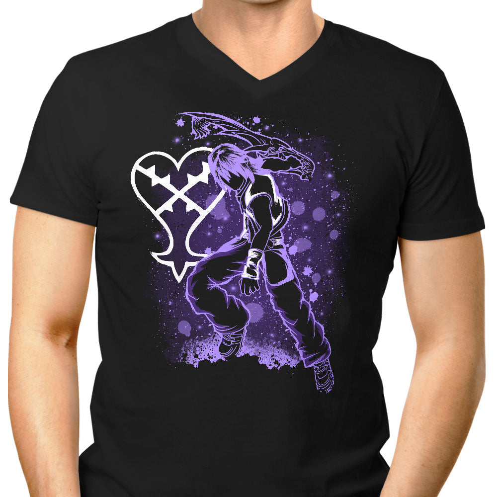 The Keyblade Wielder Men's V-Neck - Adult & Kids T-Shirts, Sweatshirts & Hoodies apparel design preview 1