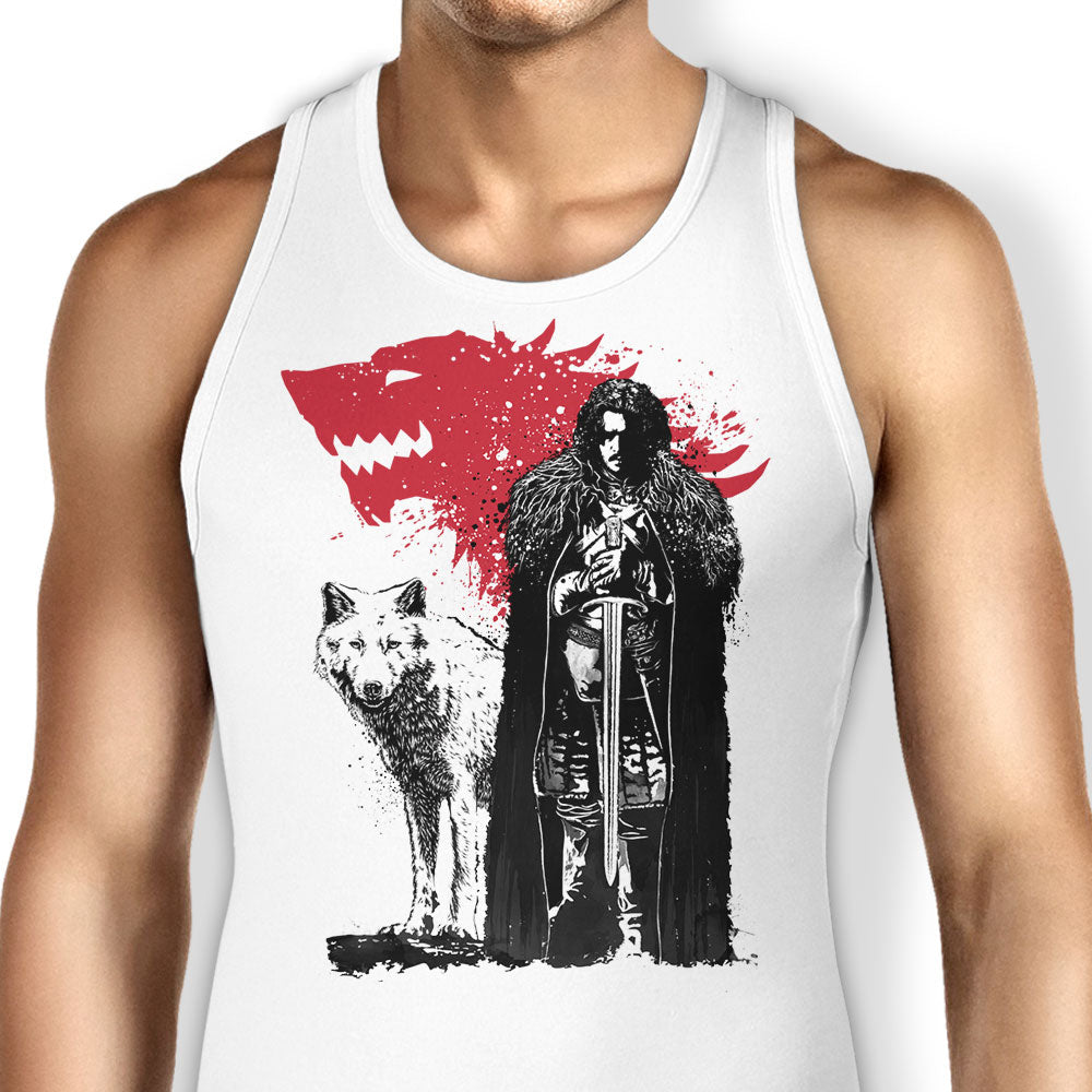 The King and Wolf Tank Top - Adult & Kids T-Shirts, Sweatshirts & Hoodies apparel design preview 1