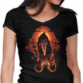 The King is Dead Women's V-Neck - Adult & Kids T-Shirts, Sweatshirts & Hoodies apparel design preview 1