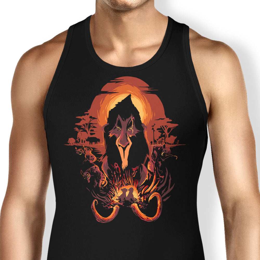 The King is Dead Tank Top - Adult & Kids T-Shirts, Sweatshirts & Hoodies apparel design preview 1