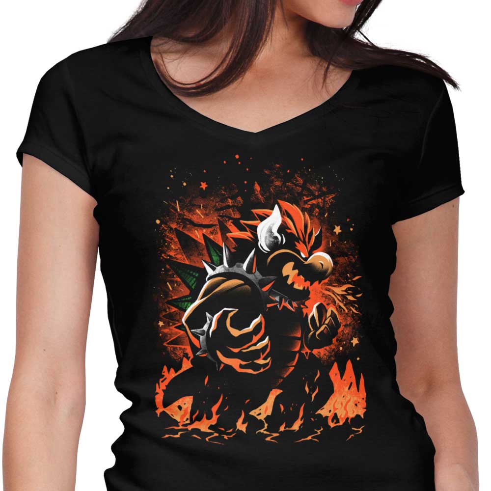 The King of Awesome Women's V-Neck - Adult & Kids T-Shirts, Sweatshirts & Hoodies apparel design preview 1
