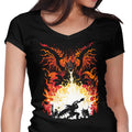 The King of Skies Women's V-Neck - Adult & Kids T-Shirts, Sweatshirts & Hoodies apparel design preview 1