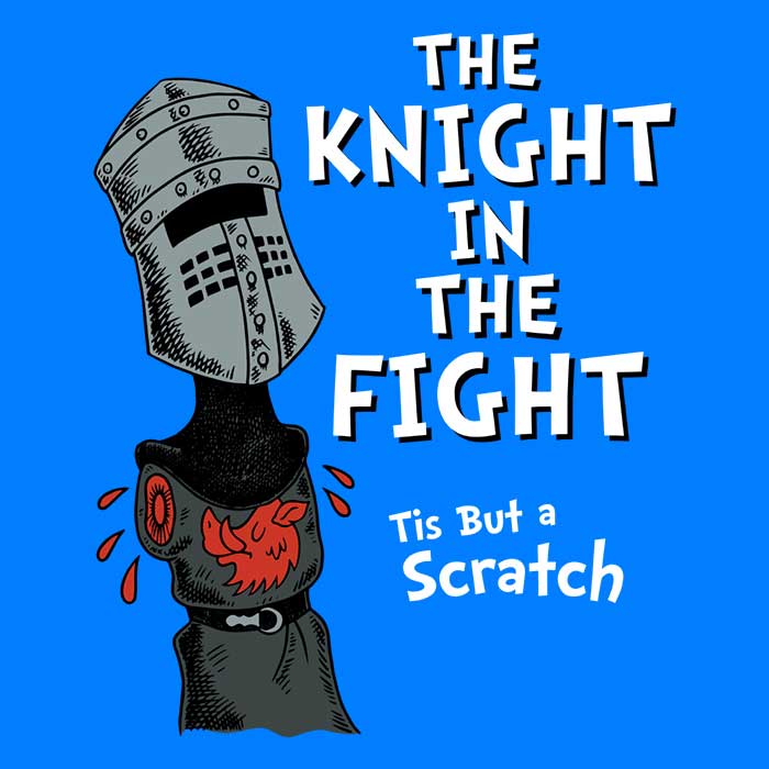 The Knight in Fight - Adult & Kids T-Shirts, Sweatshirts & Hoodies apparel design preview 2