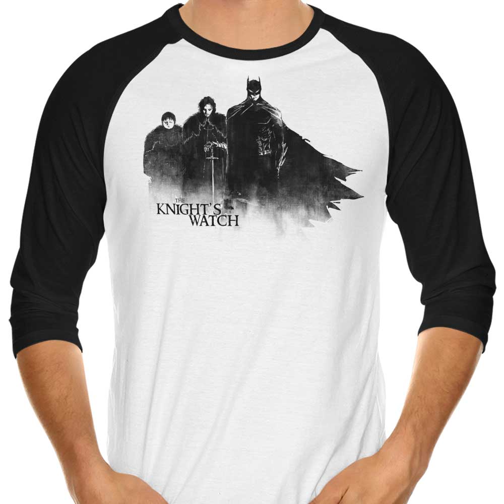The Knight's Watch 3/4 Sleeve Raglan - Adult & Kids T-Shirts, Sweatshirts & Hoodies apparel design preview 1