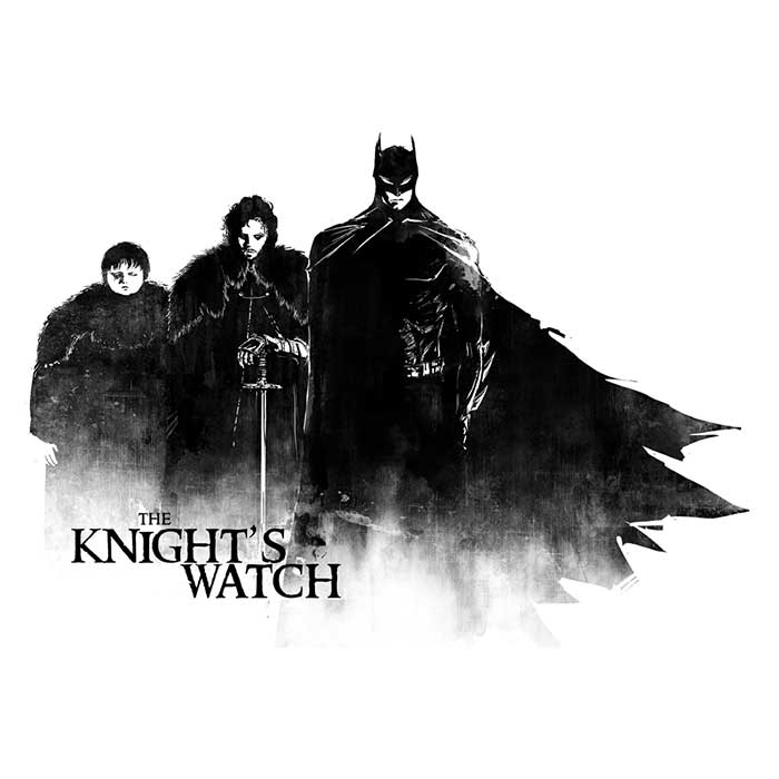 The Knight's Watch Women's Apparel - Adult & Kids T-Shirts, Sweatshirts & Hoodies apparel design preview 2
