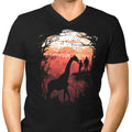 The Last Sunset Men's V-Neck - Adult & Kids T-Shirts, Sweatshirts & Hoodies apparel design preview 1