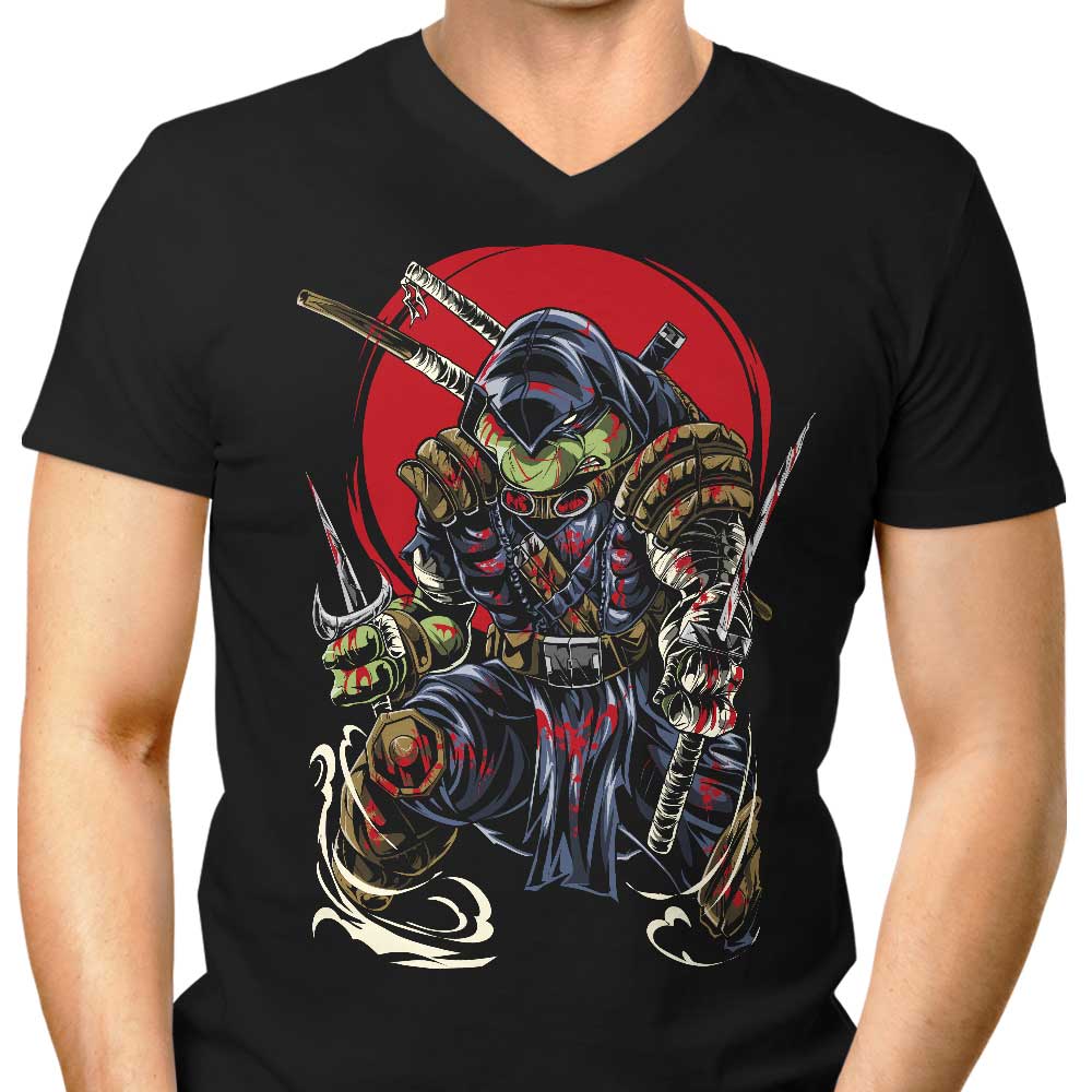 The Last Turtle Men's V-Neck - Adult & Kids T-Shirts, Sweatshirts & Hoodies apparel design preview 1