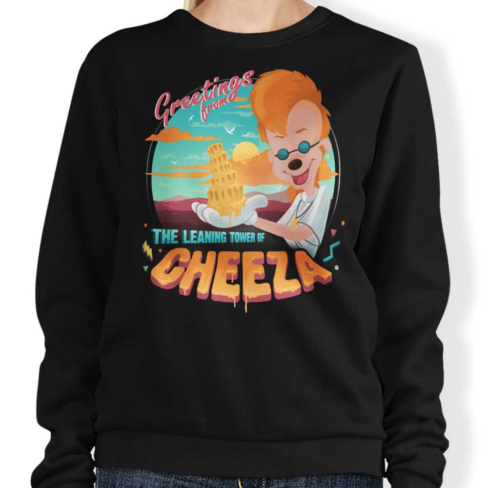 The Leaning Tower of Cheeza - Adult & Kids T-Shirts, Sweatshirts & Hoodies apparel design preview 1