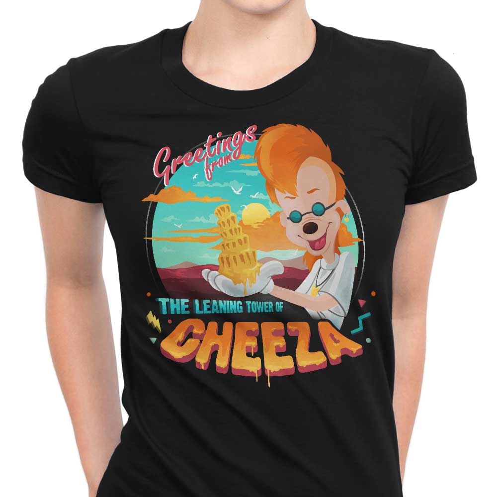 The Leaning Tower of Cheeza Women's Apparel - Adult & Kids T-Shirts, Sweatshirts & Hoodies apparel design preview 1