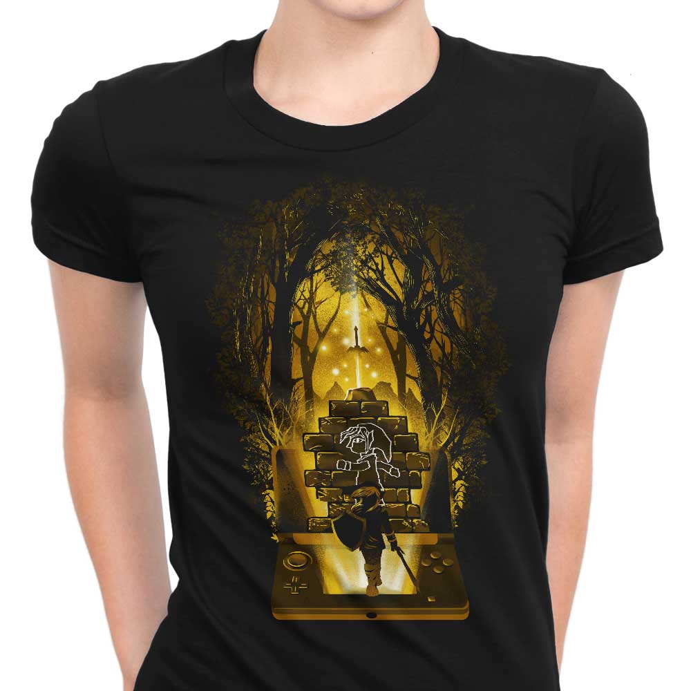The Legend Between Worlds Women's Apparel - Adult & Kids T-Shirts, Sweatshirts & Hoodies apparel design preview 1