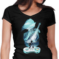 The Legends Past Women's V-Neck - Adult & Kids T-Shirts, Sweatshirts & Hoodies apparel design preview 1