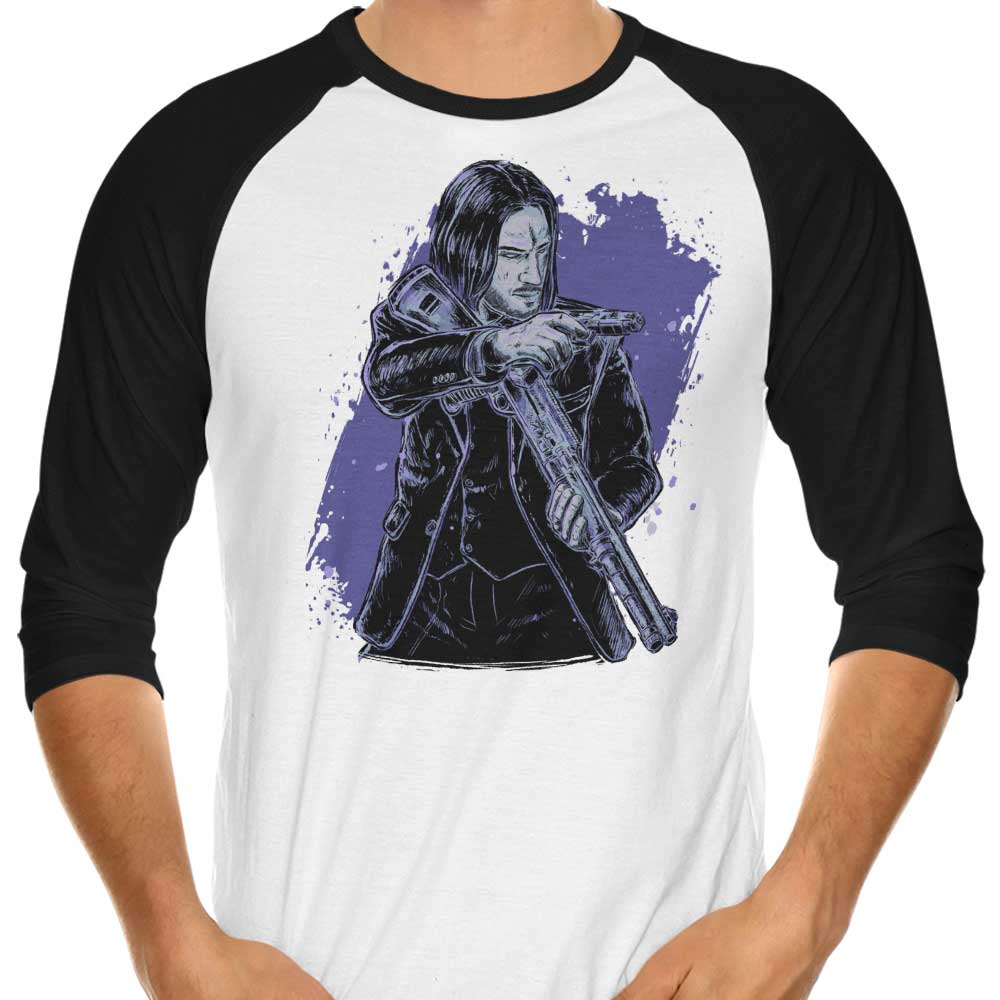 The Lethal Assassin 3/4 Sleeve Raglan - Adult & Kids T-Shirts, Sweatshirts & Hoodies apparel design preview 1