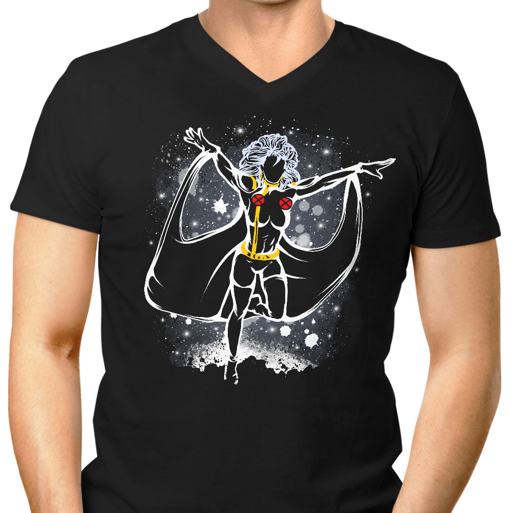 The Lightning Storm Men's V-Neck - Adult & Kids T-Shirts, Sweatshirts & Hoodies apparel design preview 1