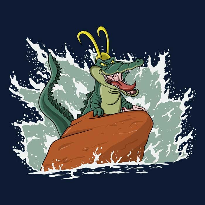 The Little Alligator Women's Apparel - Adult & Kids T-Shirts, Sweatshirts & Hoodies apparel design preview 2