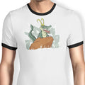 The Little Alligator Ringer - Adult & Kids T-Shirts, Sweatshirts & Hoodies apparel design preview 1