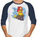 The Little Beerman 3/4 Sleeve Raglan - Adult & Kids T-Shirts, Sweatshirts & Hoodies apparel design preview 1