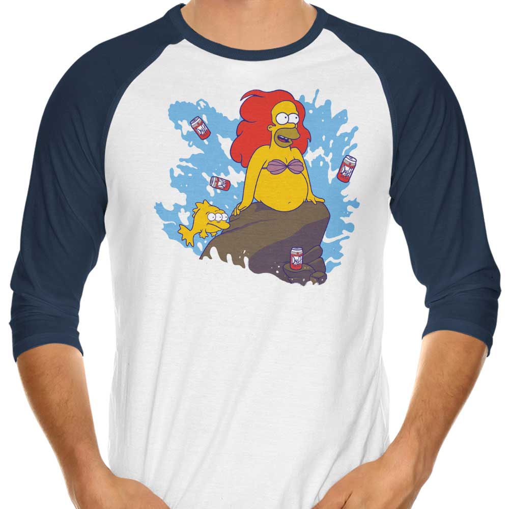 The Little Beerman 3/4 Sleeve Raglan - Adult & Kids T-Shirts, Sweatshirts & Hoodies apparel design preview 1