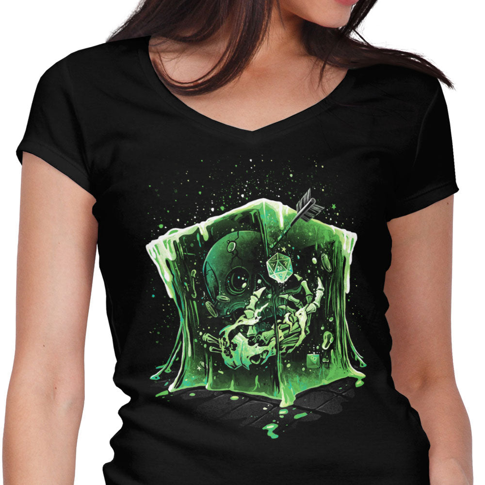 The Living Trap Women's V-Neck - Adult & Kids T-Shirts, Sweatshirts & Hoodies apparel design preview 1