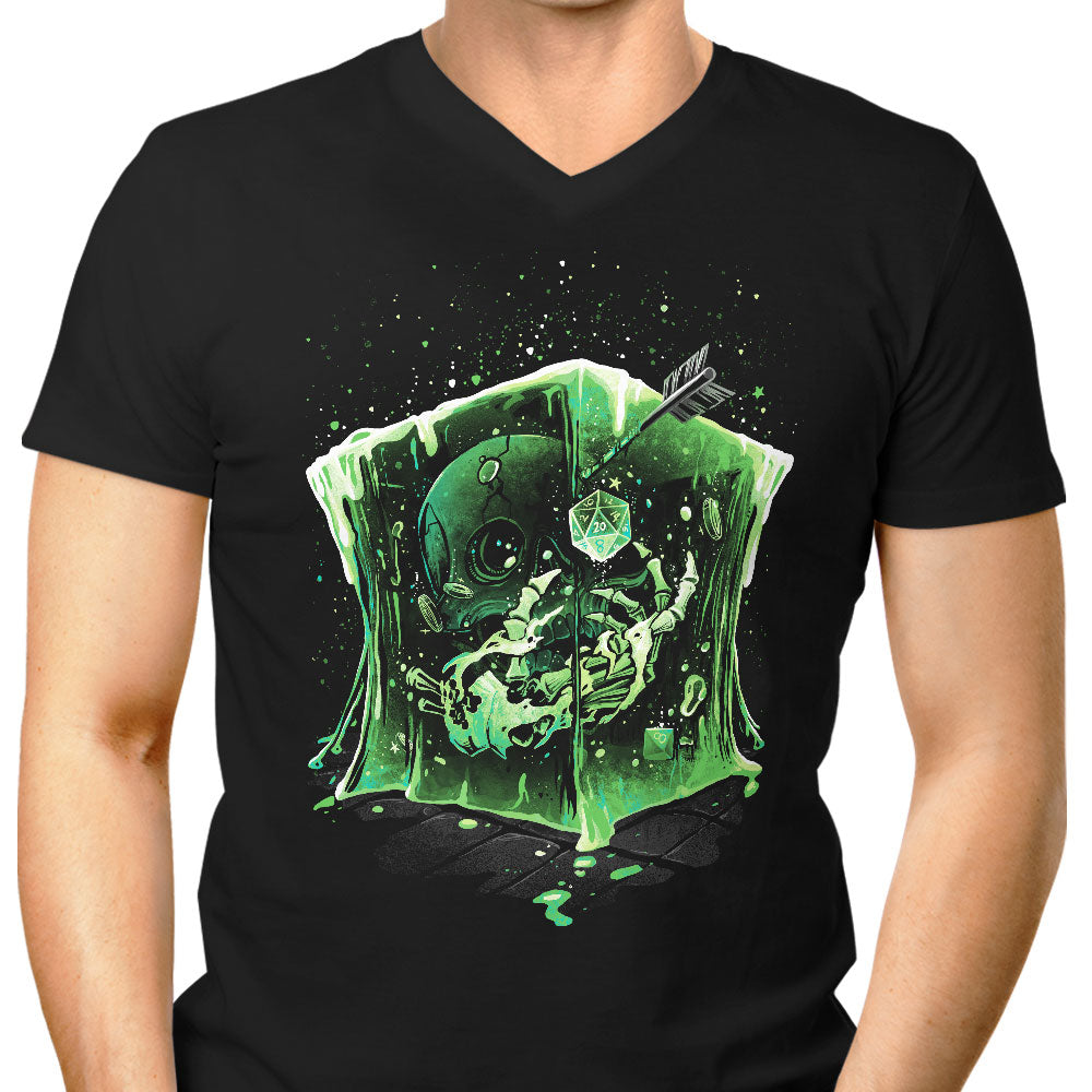 The Living Trap Men's V-Neck - Adult & Kids T-Shirts, Sweatshirts & Hoodies apparel design preview 1