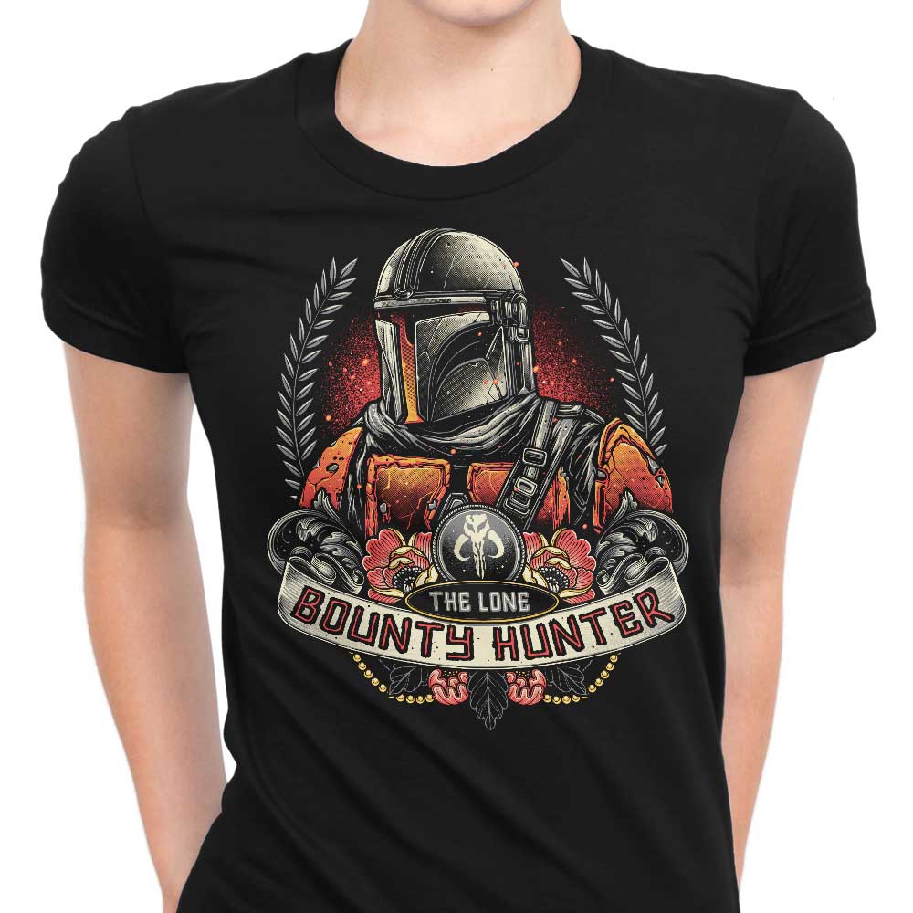 The Lone Bounty Hunter Women's Apparel - Adult & Kids T-Shirts, Sweatshirts & Hoodies apparel design preview 1
