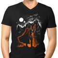 The Lone Hunter Men's V-Neck - Adult & Kids T-Shirts, Sweatshirts & Hoodies apparel design preview 1