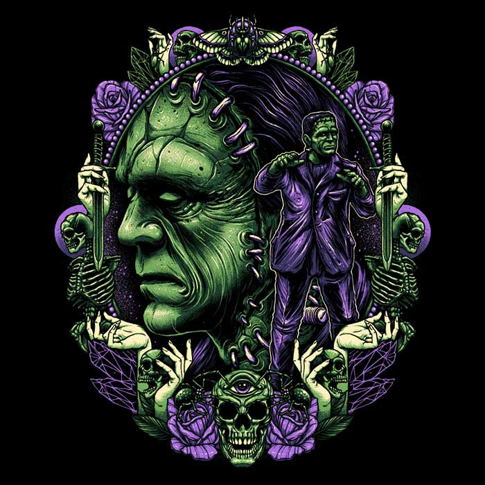 The Lonely Monster Women's Apparel - Adult & Kids T-Shirts, Sweatshirts & Hoodies apparel design preview 2