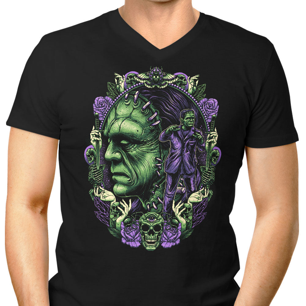 The Lonely Monster Men's V-Neck - Adult & Kids T-Shirts, Sweatshirts & Hoodies apparel design preview 1