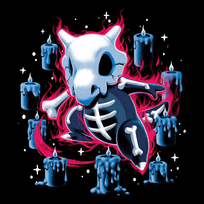The Lonely Skeleton Women's V-Neck - Adult & Kids T-Shirts, Sweatshirts & Hoodies apparel design preview 2