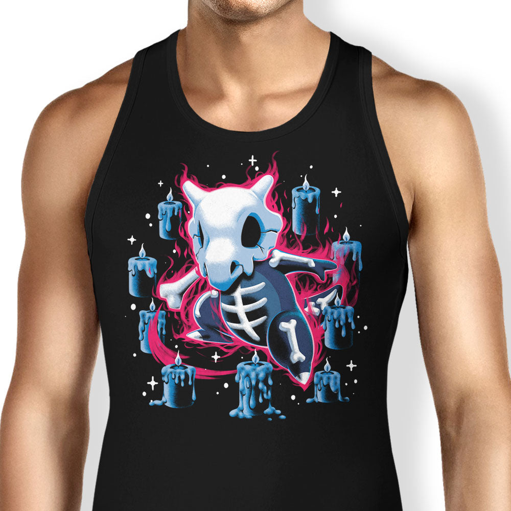 The Lonely Skeleton Tank Top - Adult & Kids T-Shirts, Sweatshirts & Hoodies apparel design preview 1