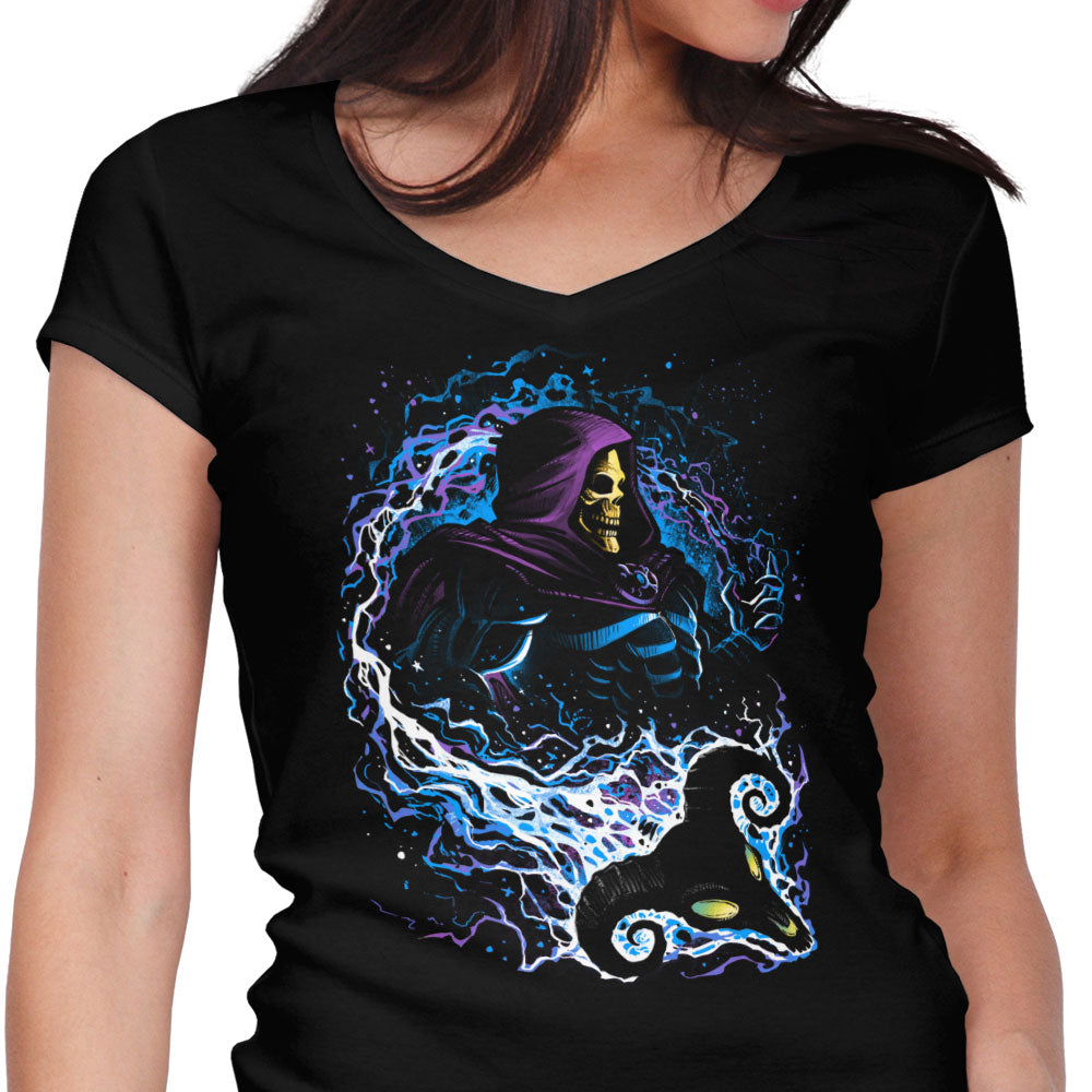 The Lord of Destruction Women's V-Neck - Adult & Kids T-Shirts, Sweatshirts & Hoodies apparel design preview 1