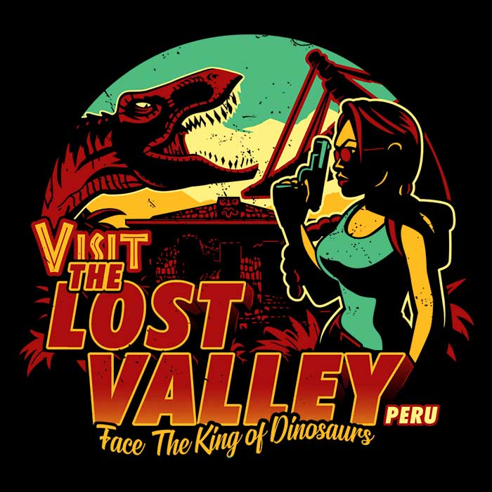 The Lost Valley Coasters - Adult & Kids T-Shirts, Sweatshirts & Hoodies apparel design preview 1