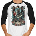 The Lovable Visitor 3/4 Sleeve Raglan - Adult & Kids T-Shirts, Sweatshirts & Hoodies apparel design preview 1