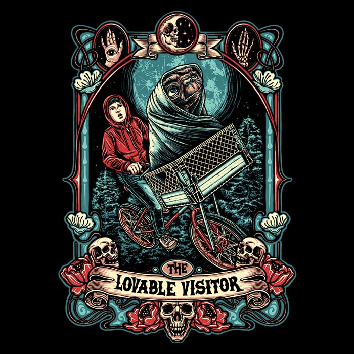 The Lovable Visitor Men's Apparel - Adult & Kids T-Shirts, Sweatshirts & Hoodies apparel design preview 2