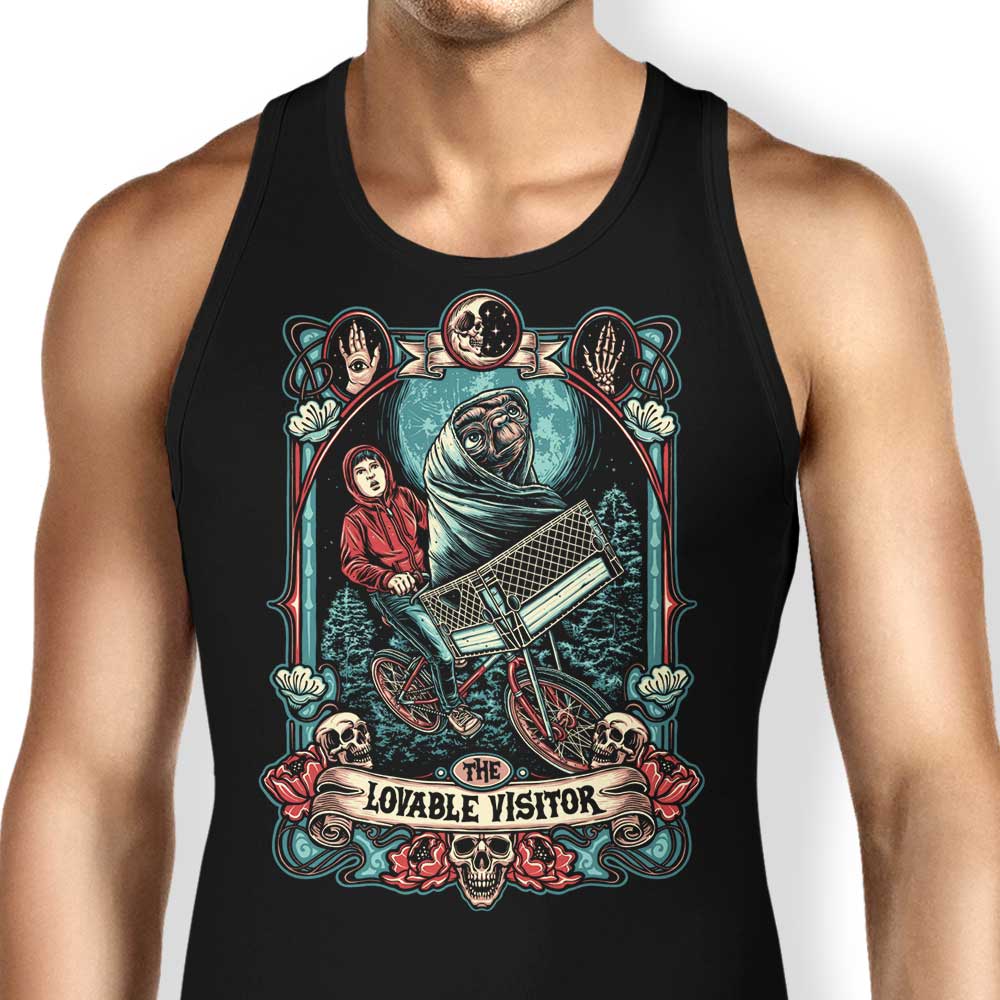The Lovable Visitor Tank Top - Adult & Kids T-Shirts, Sweatshirts & Hoodies apparel design preview 1