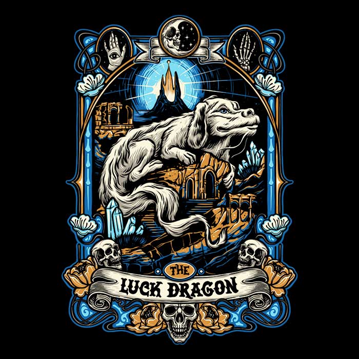 The Luck Dragon Men's Apparel - Adult & Kids T-Shirts, Sweatshirts & Hoodies apparel design preview 2